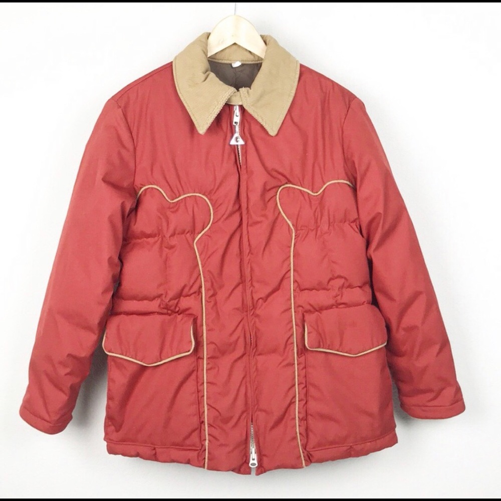 Vintage western down jacket